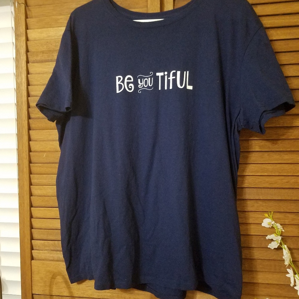 "BeYouTiful" Short Sleeve Tee 100% Cotton